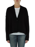 NERO | Cardigan in cotone con scritta logo sul retro NERO | Cardigan in cotone con scritta logo sul retro