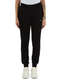 NERO | Pantalone sportivo in cotone garzato con scritta logo NERO | Pantalone sportivo in cotone garzato con scritta logo