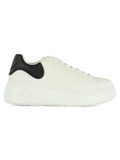 OFF WHITE | Sneakers in ecopelle con inserto stampa logo
