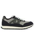 GRIGIO | Sneakers in tessuto ed ecopelle con patch logo GRIGIO | Sneakers in tessuto ed ecopelle con patch logo