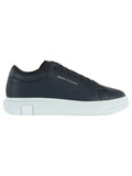 BLU | Sneakers in pelle con scritta logo laterale BLU | Sneakers in pelle con scritta logo laterale