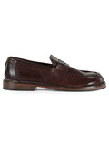 MARRONE | Mocassino con mascherina in pelle IDOLO MARRONE | Mocassino con mascherina in pelle IDOLO