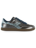 GRIGIO | Sneakers in pelle TRAINER METALIZED GRIGIO | Sneakers in pelle TRAINER METALIZED