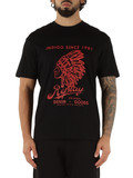 NERO | T-shirt in cotone con stampa frontale NERO | T-shirt in cotone con stampa frontale