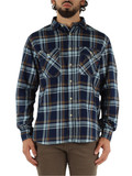 BLU | Camicia regular fit in cotone stampa check BLU | Camicia regular fit in cotone stampa check