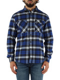 BLU | Camicia regular fit in flanella di cotone BLU | Camicia regular fit in flanella di cotone