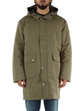 VERDE MILITARE | Giubbotto tre quarti in twill di misto cotone idrorepellente VERDE MILITARE | Giubbotto tre quarti in twill di misto cotone idrorepellente