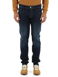 BLU SCURO | Pantaloni jeans cinque tasche ANBASS Slim fit BLU SCURO | Pantaloni jeans cinque tasche ANBASS Slim fit