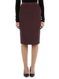 MERLOT | Gonna longuette in crepe MERLOT | Gonna longuette in crepe