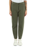 VERDE MILITARE | Pantalone sportivo con dettagli in velluto VERDE MILITARE | Pantalone sportivo con dettagli in velluto
