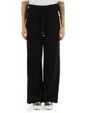 NERO | Pantaloni sportivi gamba larga in cotone felpato NERO | Pantaloni sportivi gamba larga in cotone felpato