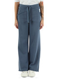 BLU CHIARO | Pantaloni sportivi gamba larga in cotone felpato BLU CHIARO | Pantaloni sportivi gamba larga in cotone felpato