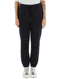 BLU SCURO | Pantaloni sportivi effetto slavato in cotone garzato BLU SCURO | Pantaloni sportivi effetto slavato in cotone garzato