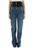 BLU | Pantalone jeans Loose fit con inserto in neoprene BLU | Pantalone jeans Loose fit con inserto in neoprene