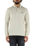 BEIGE | Polo manica lunga regular fit in cotone piquet BEIGE | Polo manica lunga regular fit in cotone piquet