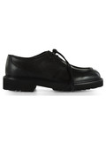 NERO | Stringata in pelle martellata NERO | Stringata in pelle martellata