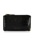 NERO | Pochette effetto cocco con scritta logo NERO | Pochette effetto cocco con scritta logo