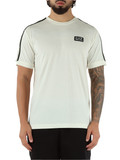 PANNA | T-shirt regular fit in cotone con dettagli a contrasto PANNA | T-shirt regular fit in cotone con dettagli a contrasto