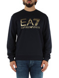 BLU SCURO | Felpa girocollo regular fit in cotone garzato BLU SCURO | Felpa girocollo regular fit in cotone garzato