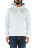 BIANCO | Felpa con cappuccio regular fit in misto cotone BIANCO | Felpa con cappuccio regular fit in misto cotone