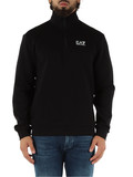 NERO | Felpa collo a zip modern fit in misto cotone NERO | Felpa collo a zip modern fit in misto cotone