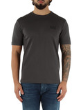 GRIGIO SCURO | T-shirt slim fit in cotone con stampa logo a rilievo GRIGIO SCURO | T-shirt slim fit in cotone con stampa logo a rilievo