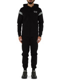 NERO | Tuta sportiva slim fit composta da felpa con cappuccio e pantaloni NERO | Tuta sportiva slim fit composta da felpa con cappuccio e pantaloni