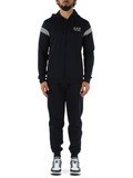 BLU SCURO | Tuta sportiva slim fit composta da felpa con cappuccio e pantaloni BLU SCURO | Tuta sportiva slim fit composta da felpa con cappuccio e pantaloni