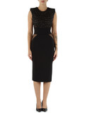 NERO | Abito sagomato con inserti in tulle NERO | Abito sagomato con inserti in tulle