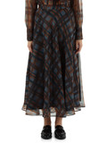 BLU | Gonna ampia in organza BLU | Gonna ampia in organza