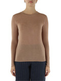 BEIGE | T-shirt manica lunga in modal e cashmere BEIGE | T-shirt manica lunga in modal e cashmere