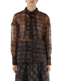 BLU | Camicia oversize in organza BLU | Camicia oversize in organza
