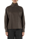 TORTORA | Blusa in misto lana vergine e viscosa TORTORA | Blusa in misto lana vergine e viscosa