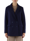 BLU | Giacca oversize in panno di misto lana vergine BLU | Giacca oversize in panno di misto lana vergine