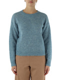 AZZURRO | Maglia girocollo in misto alpaca AZZURRO | Maglia girocollo in misto alpaca