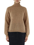 BEIGE | Maglia collo alto in misto alpaca BEIGE | Maglia collo alto in misto alpaca