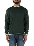VERDE | Maglia girocollo in lana vergine VERDE | Maglia girocollo in lana vergine