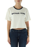 PANNA | T-shirt cropped in cotone con scritta logo PANNA | T-shirt cropped in cotone con scritta logo