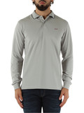 GRIGIO | Polo manica lunga Everyday in cotone piquet GRIGIO | Polo manica lunga Everyday in cotone piquet