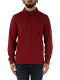 ROSSO SCURO | Polo manica lunga in cotone piquet ROSSO SCURO | Polo manica lunga in cotone piquet