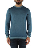 OTTANIO | Maglia girocollo in lana merino con ricamo logo OTTANIO | Maglia girocollo in lana merino con ricamo logo