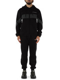 NERO | Tuta sportiva modern fit composta da felpa con cappuccio e pantaloni NERO | Tuta sportiva modern fit composta da felpa con cappuccio e pantaloni