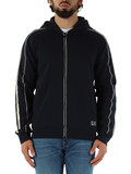 BLU SCURO | Felpa con zip regular fit in misto cotone BLU SCURO | Felpa con zip regular fit in misto cotone
