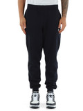 BLU SCURO | Pantaloni sportivi regular fit in cotone felpato BLU SCURO | Pantaloni sportivi regular fit in cotone felpato