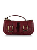 ROSSO SCURO | Borsa in pelle martellata ZOE Small ROSSO SCURO | Borsa in pelle martellata ZOE Small