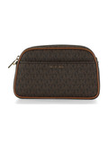 MARRONE | Borsa a tracolla stampa logo JET SET Small MARRONE | Borsa a tracolla stampa logo JET SET Small