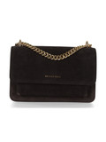 MARRONE | Borsa a spalla in suede CLAIRE Large MARRONE | Borsa a spalla in suede CLAIRE Large