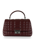 BORDEAUX | Borsa a mano trapuntata TRIBECA Medium BORDEAUX | Borsa a mano trapuntata TRIBECA Medium