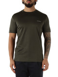 VERDE SCURO | T-shirt Essential in cotone e lyocell VERDE SCURO | T-shirt Essential in cotone e lyocell