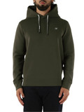 VERDE | Felpa Essential in misto cotone con cappuccio VERDE | Felpa Essential in misto cotone con cappuccio